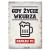 Poster metal gdy życie wkurza piwo gift