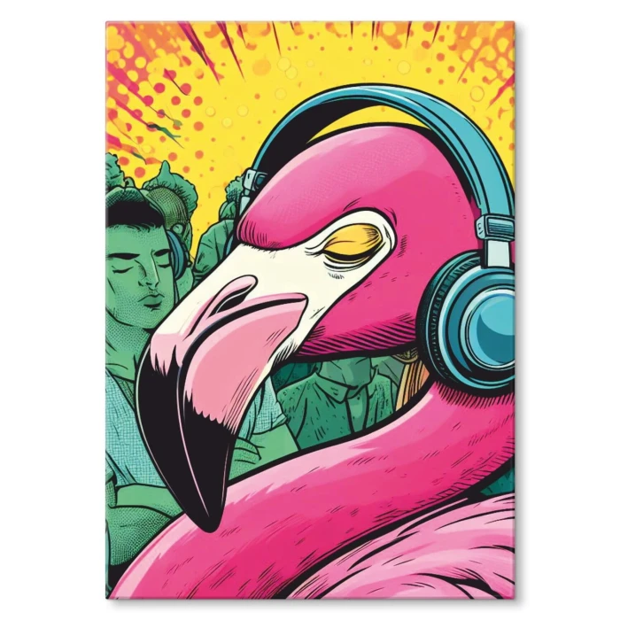 Plakat metalowy imprezowy flaming Prezent