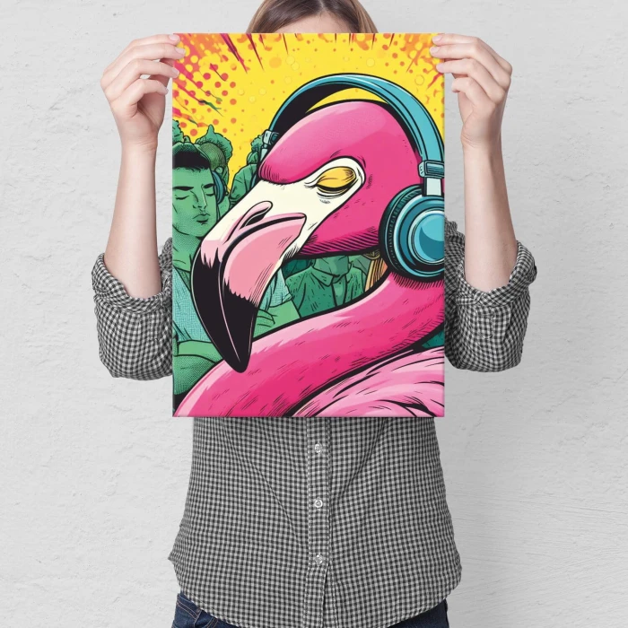 Plakat metalowy imprezowy flaming Prezent