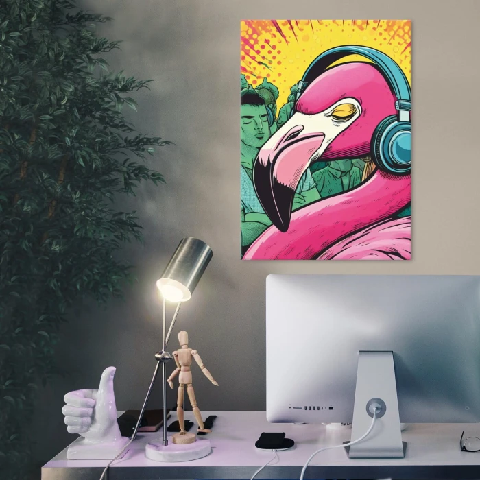 Plakat metalowy imprezowy flaming Prezent