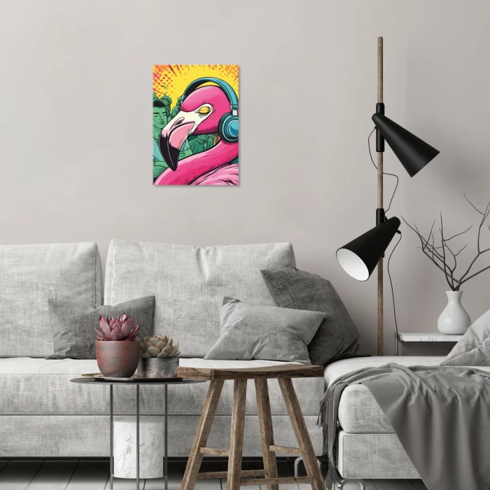 Plakat metalowy imprezowy flaming Prezent