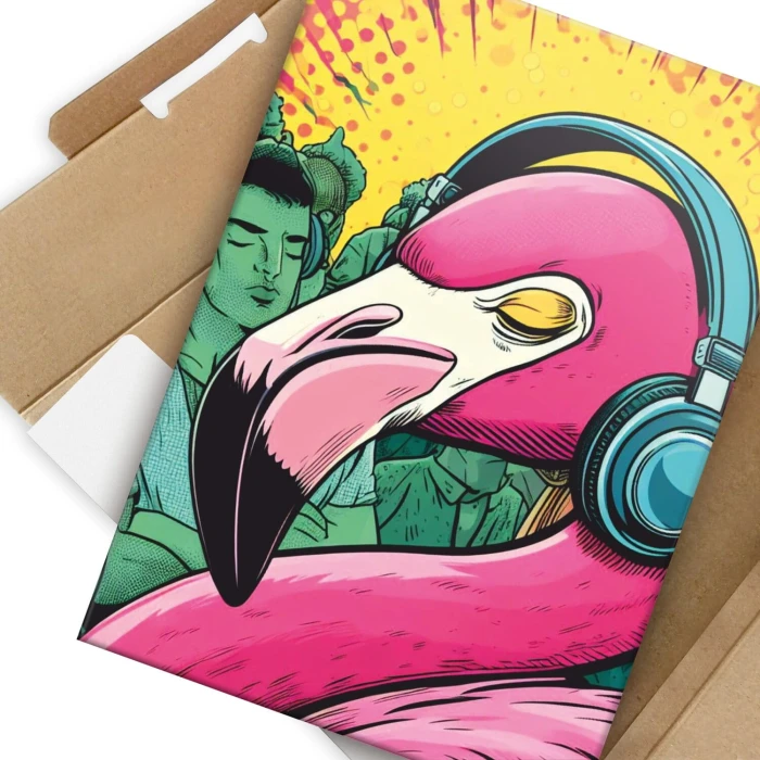 Plakat metalowy imprezowy flaming Prezent