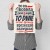 Poster metal sprzeczne sprawy gift