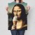 Plakat metalowy Mona LIsa z lodem Prezent