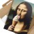Plakat metalowy Mona LIsa z lodem Prezent