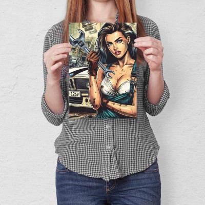 Poster metal SEXY GARAGE gift