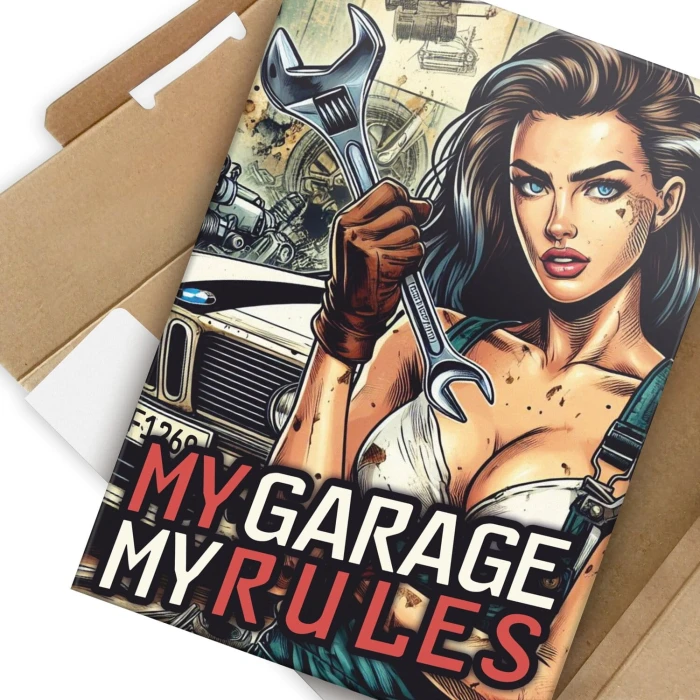 Poster metal MY GARAGE SEXY GIRL gift