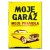 Poster metal moje garáž moje pravidla gift