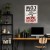 Poster metal WARSZTAT ZASADY gift