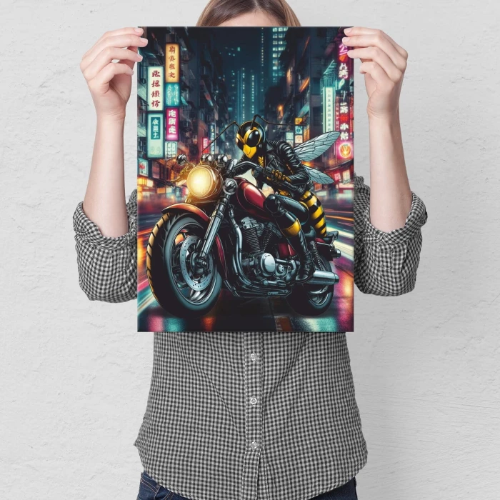 Poster metal moto sting gift