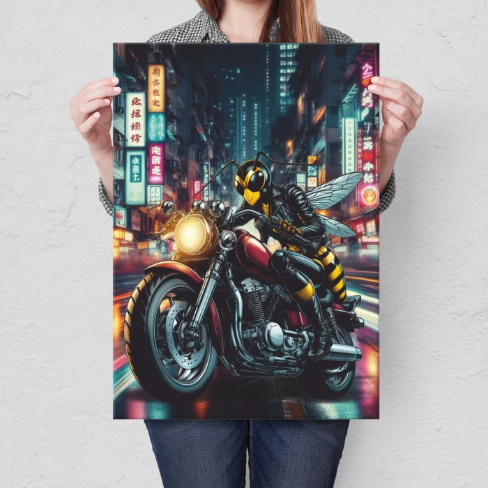 Poster metal moto sting gift