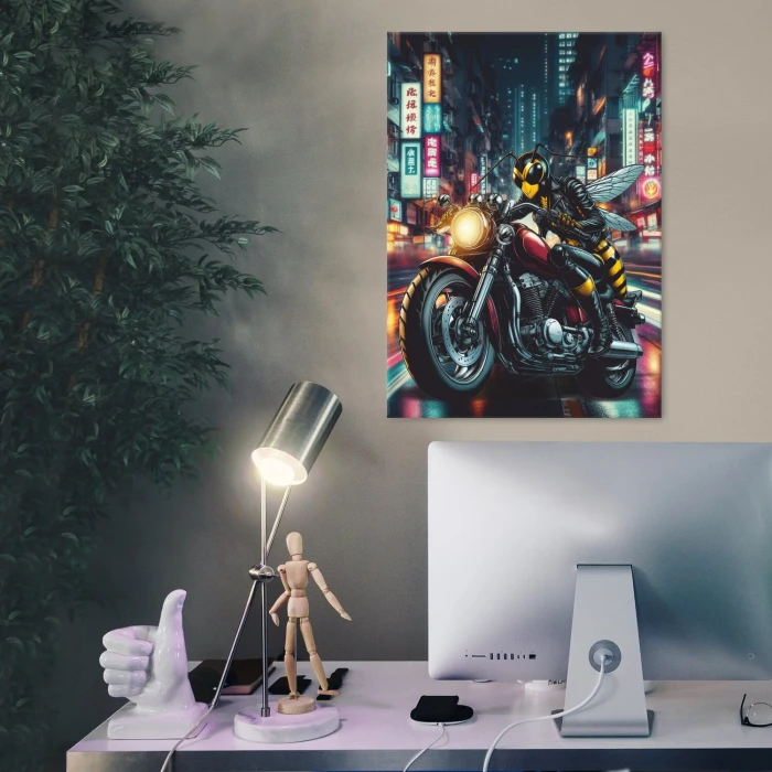 Poster metal moto sting gift