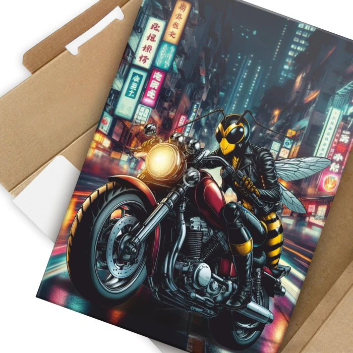 Poster metal moto sting gift