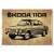 Plakat metalowy Skoda 110R Prezent
