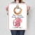 Poster metal bez ciebie gift