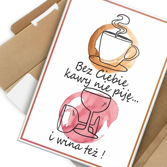 Poster metal bez ciebie gift