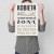 Poster metal Kobieta z kotem gift