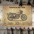 Plakat metalowy Yamaha SR 400 Prezent