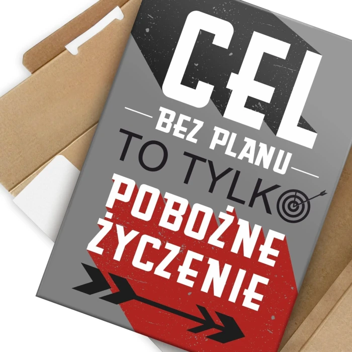 Poster metal cel bez planu gift