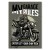 Plakat metalowy my garage king Prezent