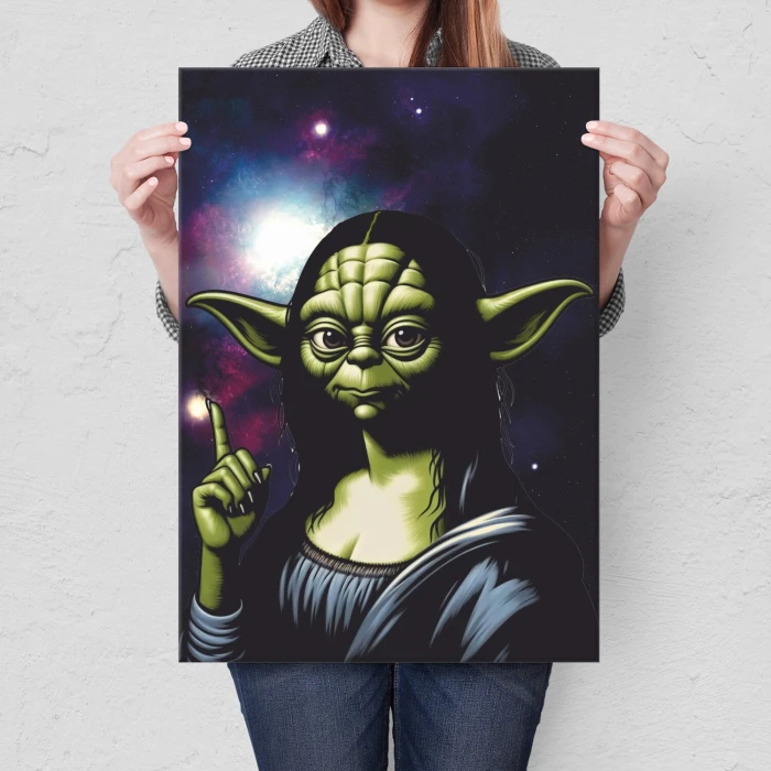 Plakat metalowy mona sky Prezent