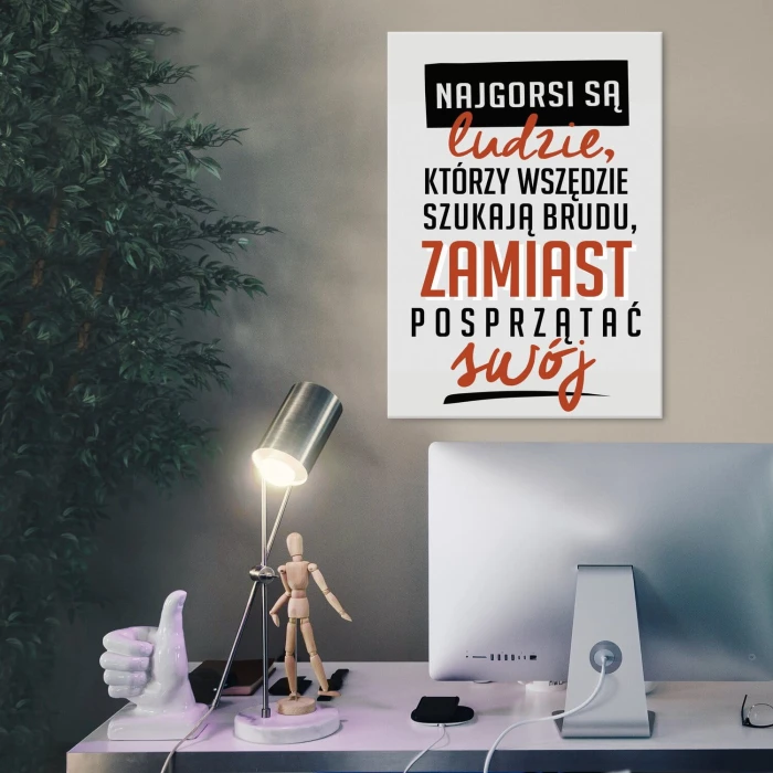 Poster metal najgorsi ludzie gift