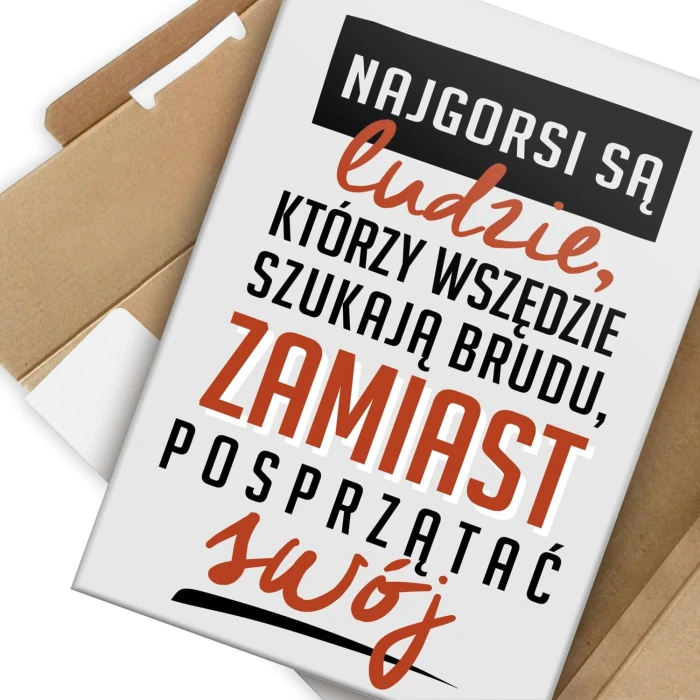 Poster metal najgorsi ludzie gift