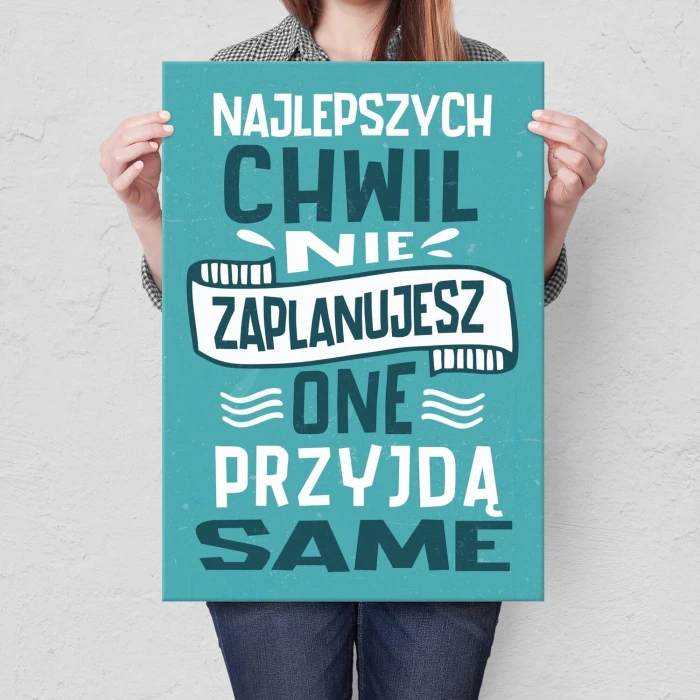 Poster metal najlepsze chwile gift
