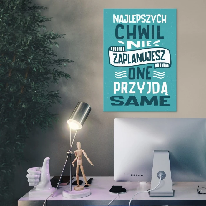 Poster metal najlepsze chwile gift