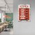 Poster metal cennik specjalny gift