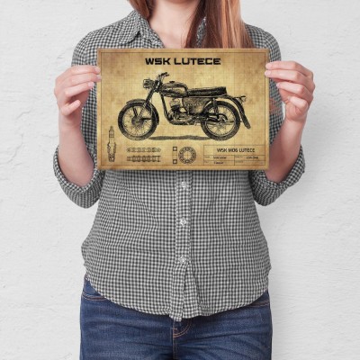 Poster metal WSK Lutece gift