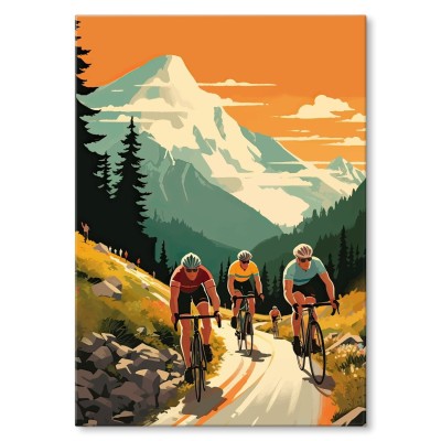 Plakat metalowy bikers trip Prezent