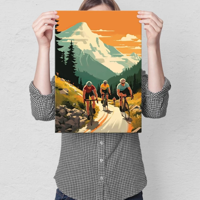 Poster metal bikers trip gift