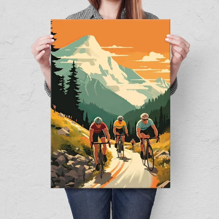 Poster metal bikers trip gift