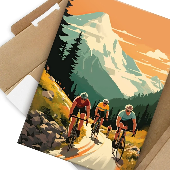Poster metal bikers trip gift