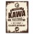 Poster metal kawa podstawa gift
