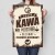 Poster metal kawa podstawa gift