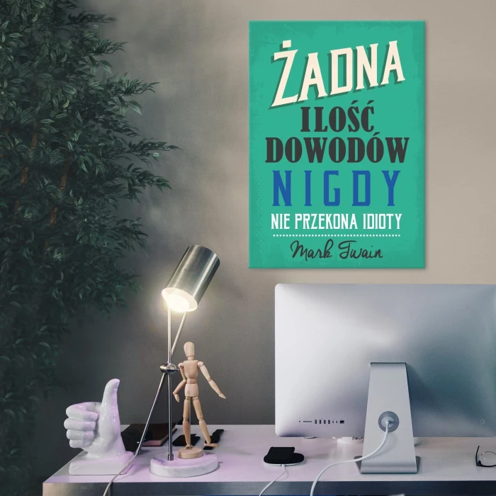 Poster metal ilość dowodów gift