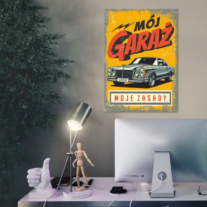 Poster metal moje zasady merc gift