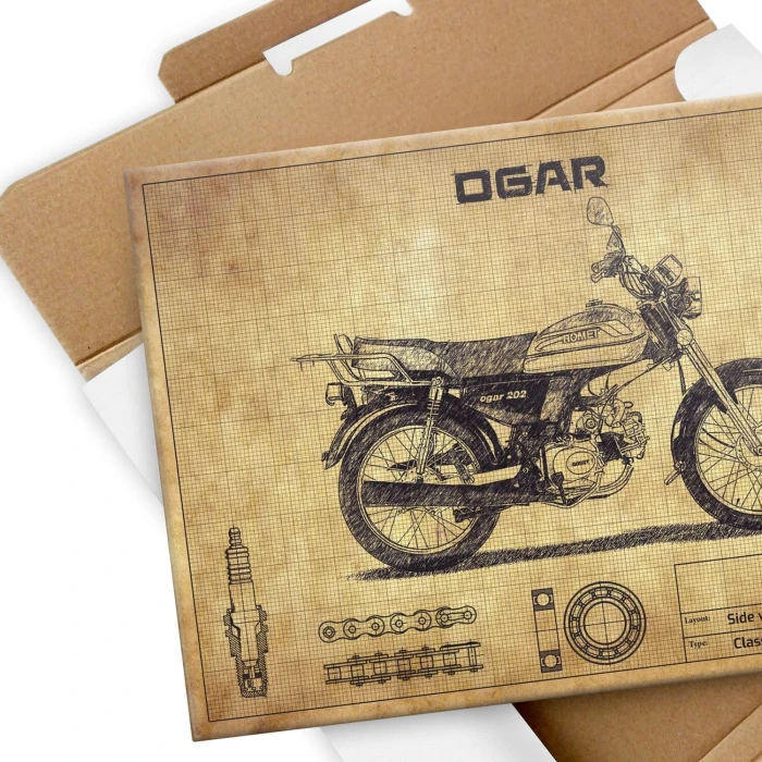 Poster metal Romet Ogar gift