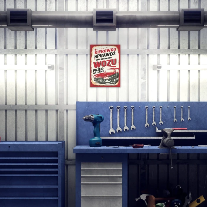 Poster metal Kierowco gift