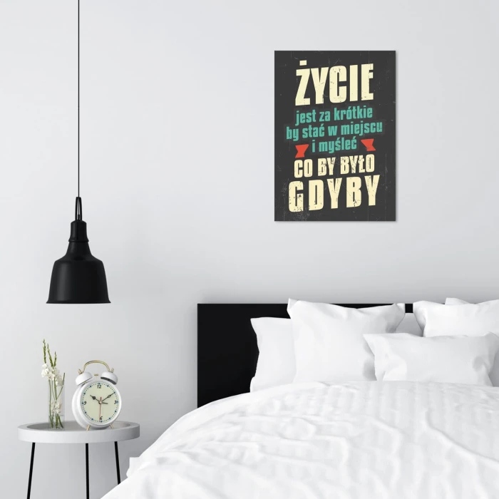 Poster metal co by było gdyby gift