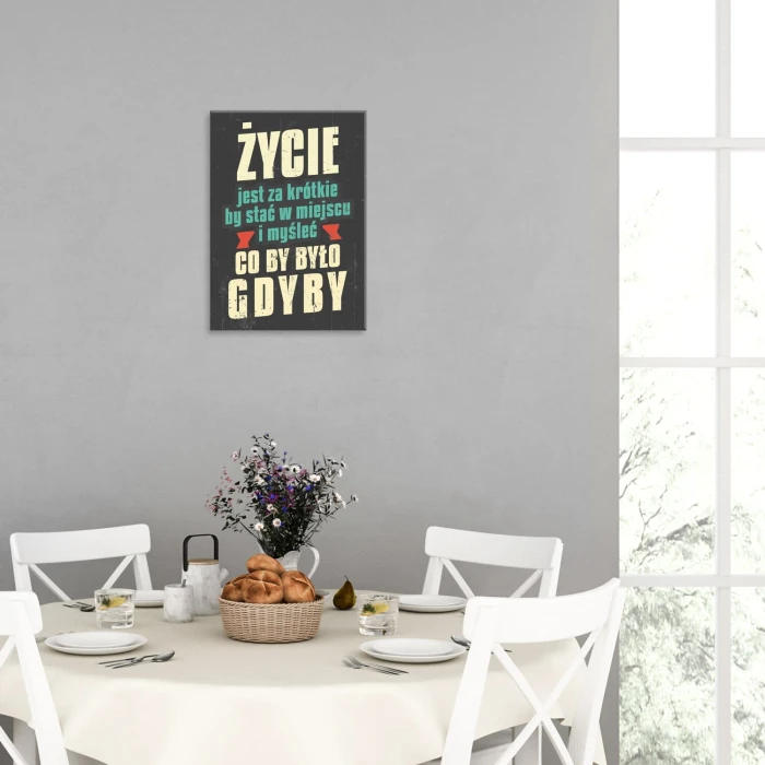 Poster metal co by było gdyby gift
