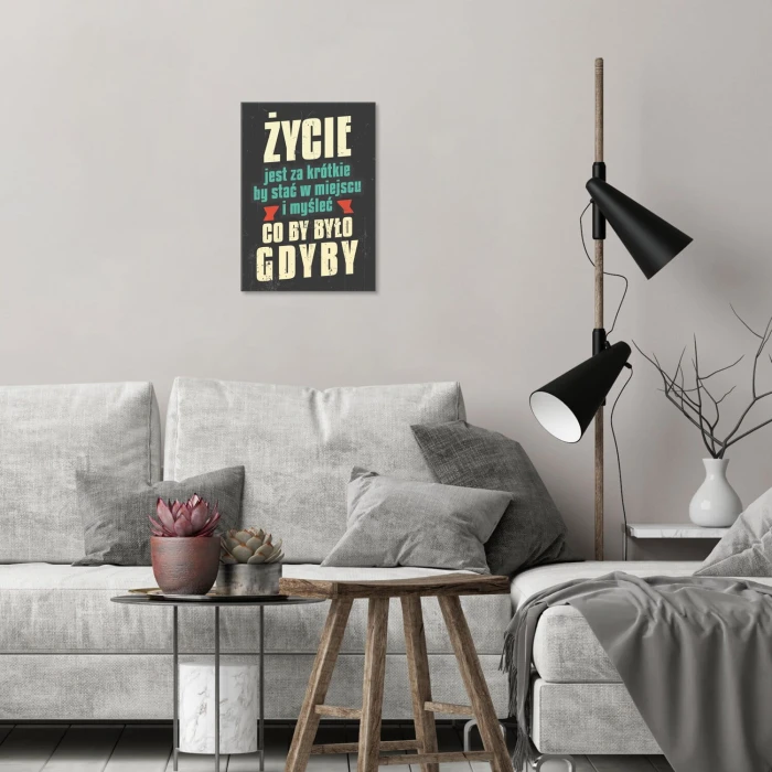 Poster metal co by było gdyby gift