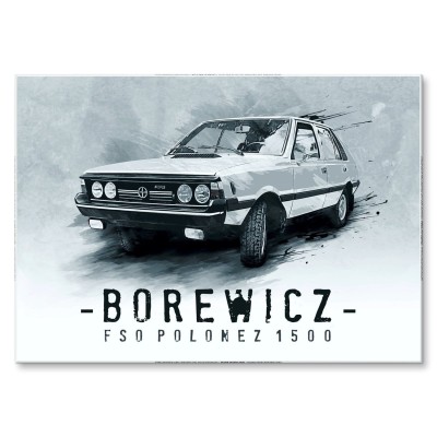 Plakat metalowy Polonez Borewicz Prezent