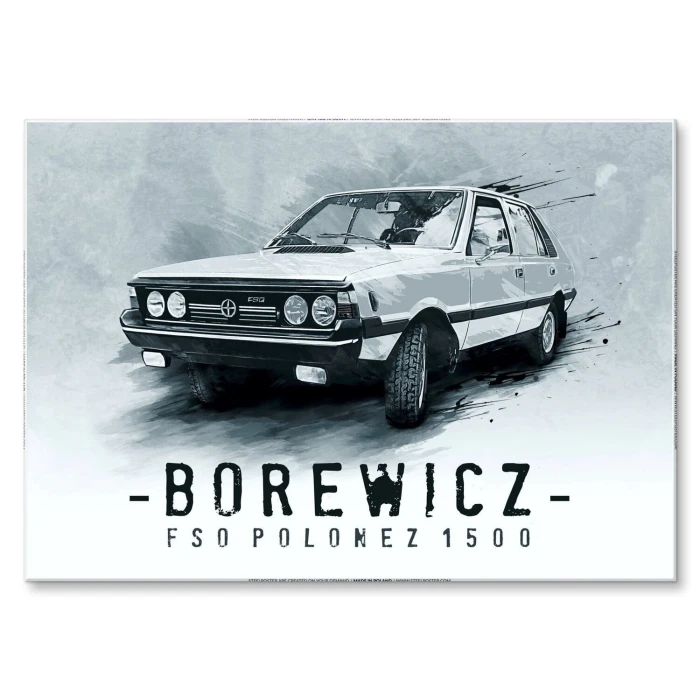 Plakat metalowy Polonez Borewicz Prezent