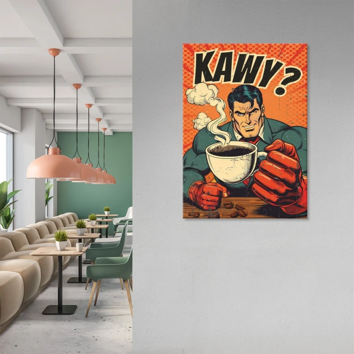 Plakat metalowy KAWY Prezent