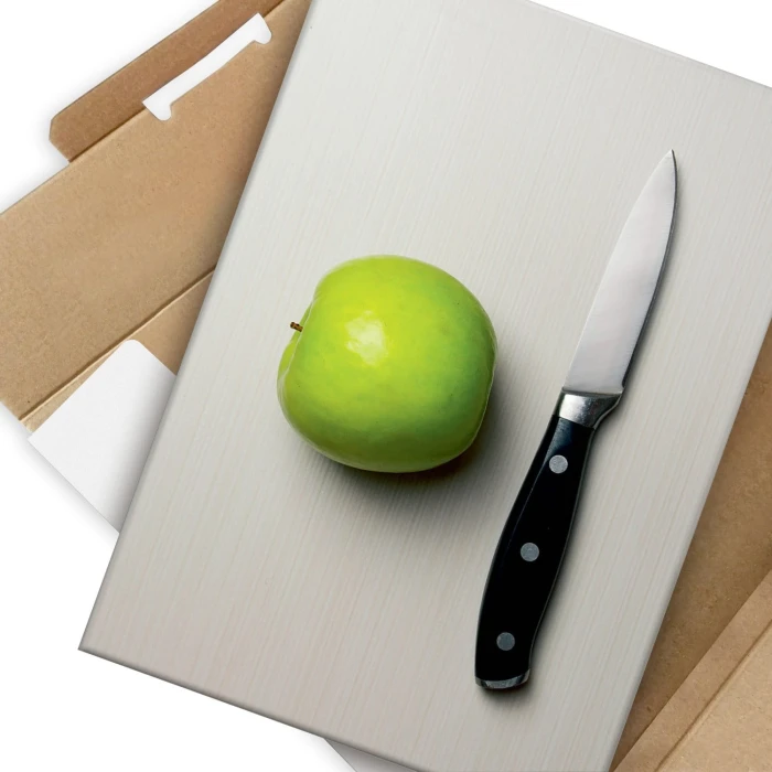 Plakat metalowy Jabłko i nóż Prezent