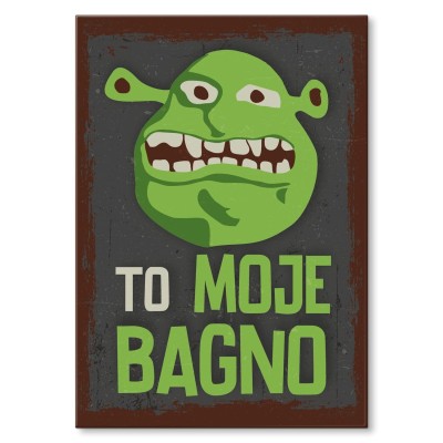 Poster metal to moje bagno gift