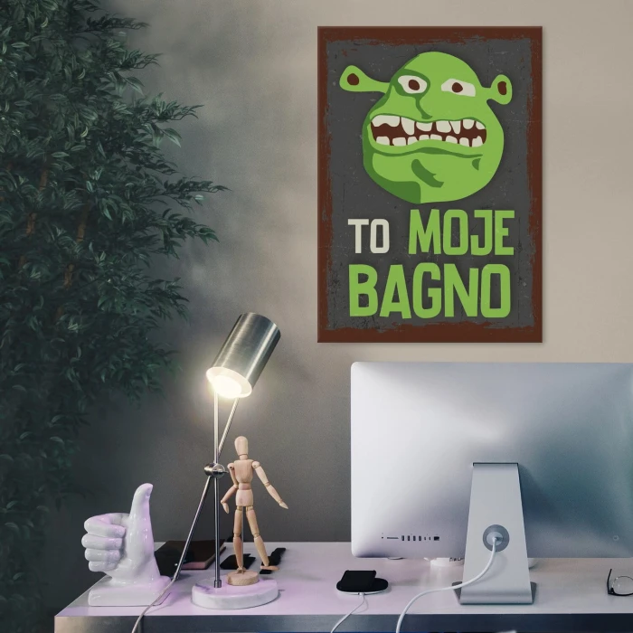 Poster metal to moje bagno gift